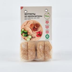 Котлеты из кролика 4 шт, 180 гр